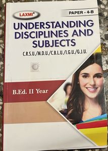Understanding Disciplines & Subjects - B.Ed. II Ye