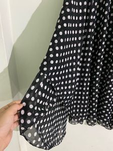 Chiffon Polka Dot Skirt