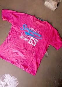 Singapore Lion City Pink T-Shirt