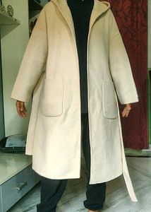 Hooded Long Overcoat
