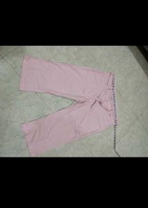 Pink Wide Leg Pants