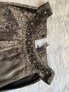 Elegant Paisley Print Dress