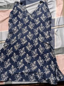 Blue Printed Top