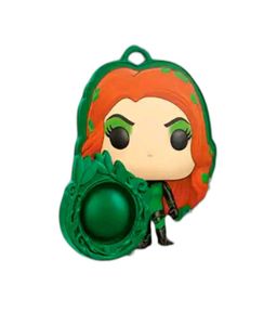 Poison Ivy Keychain (kinder joy dc)