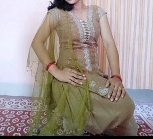 Desiger Shimar Kurta with Patiyala Salwar