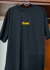 Prani Black Graphic T-Shirt