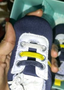 Kids Navy Sporty Shoes