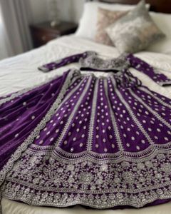 Elegant Purple Lehenga Choli