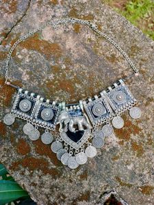 Statement Elephant Coin Choker