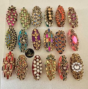 Beautiful silk thread saree pins one piece