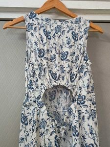 (XS/S/M) BEACH WAVY FROCK FLORAL