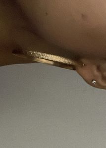 Gold Hoops Earring