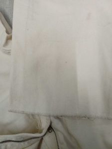 BERSHKA White Denim Jeans