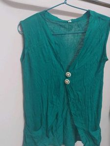 Toddler Green Sleeveless Top