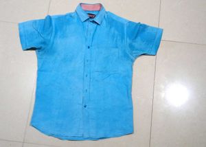 Blue Short Sleeve Shirt