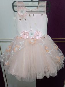 (1-2.5Yr )Princess Peach Colour Frock