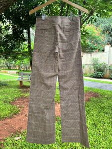 Plaid Flared Pants