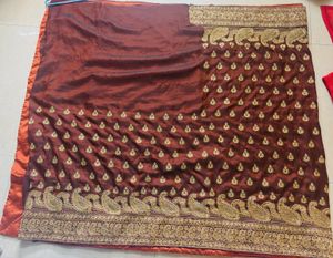 Elegant Maroon Saree