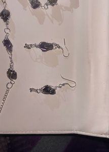 Set Of Mala Earings And Bracelet