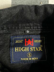 High Star Black Denim Jacket