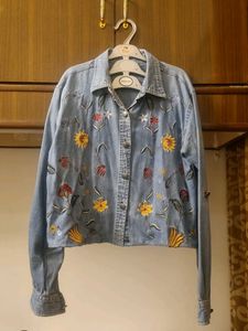 Floral Denim Shirt