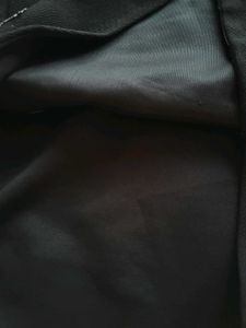 Women Black Wrap Top