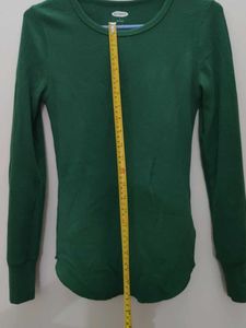 Green Long Sleeve Top