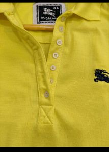 Burberry Yellow Polo Shirt💛