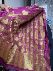 Purple &amp; Gold Sari