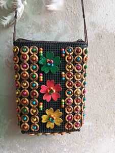 Boho Beaded Shoulder Bag
