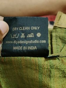 Olive Green Short Kurti