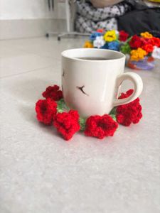 Crochet Coasters Set Of 2 Pices