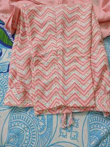 Peach Kurta Set