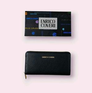 Enrico coveri Italian Black Leather Wallet