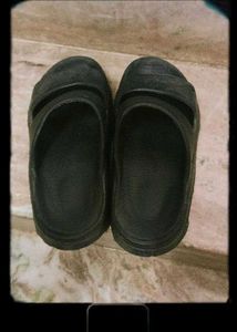 Black Casual Slides