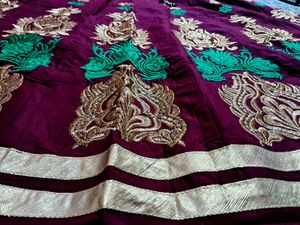 Elegant Maroon Embroidered Kurta