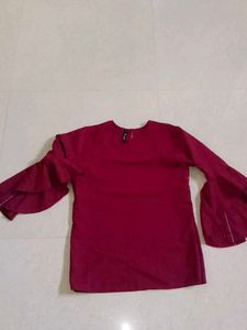 Marron Color Top