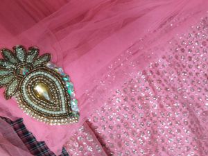 Pink Embellished dress