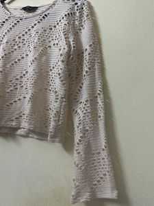 Crochet Long Sleeve Top