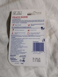 NIVEA Peach Shine Lip Balm