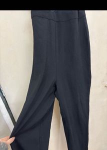 Only black full length jumpsuit