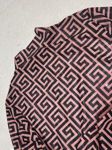 Patterned Long Sleeve Top