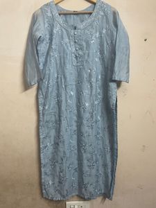 Embroidered Kurta Pant Set