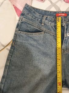 Wide Leg Denim Jeans