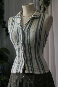 Striped Sleeveless Shirt