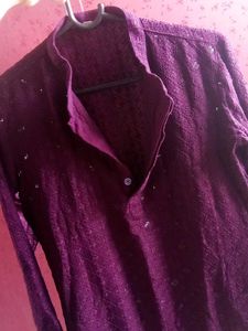 Stylish Purple Kurta