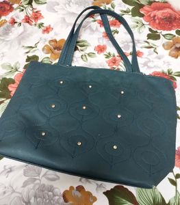 Green 2 Compartment Bag