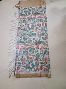 Silver Colour Tissue Saree
