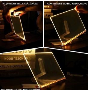 LED Dry Erase Message Board Lamp