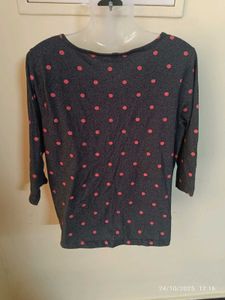 xl Polka Dot Top